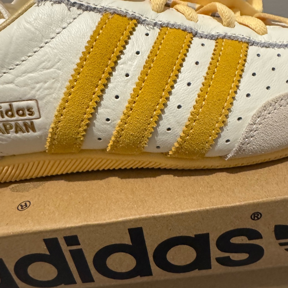 Adidas Women's Sneakers - Yellow and Cream - Picture 7 of 10